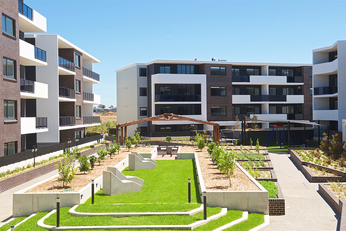 ALAND harnesses the sustainable beauty of Hebel’s PowerPattern panels at Schofield Gardens.